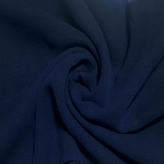 Plain Chiffon Scarf - Navy Blue